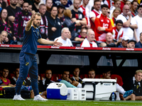 NAC assistant trainer Tomasz Kaczmarek during the match between Feyenoord and NAC at Stadium De Kuip for the Dutch Eredivisie season 2024-20...