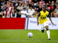 NAC Breda forward Sana Fernandes during the match between Feyenoord and NAC at Stadium De Kuip for the Dutch Eredivisie season 2024-2025 in...