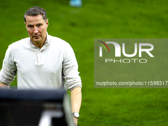 Feyenoord Rotterdam trainer Brian Priske during the match Feyenoord vs. NAC at the Stadium De Kuip for the Dutch Eredivisie season 2024-2025...