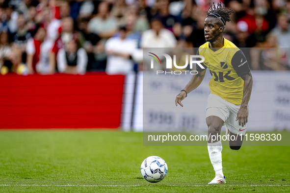 NAC Breda forward Sana Fernandes during the match between Feyenoord and NAC at Stadium De Kuip for the Dutch Eredivisie season 2024-2025 in...