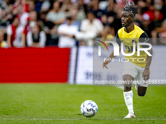 NAC Breda forward Sana Fernandes during the match between Feyenoord and NAC at Stadium De Kuip for the Dutch Eredivisie season 2024-2025 in...