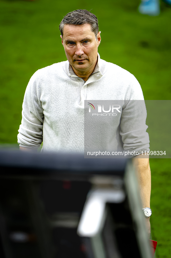 Feyenoord Rotterdam trainer Brian Priske during the match Feyenoord vs. NAC at the Stadium De Kuip for the Dutch Eredivisie season 2024-2025...