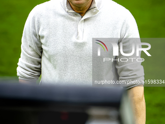 Feyenoord Rotterdam trainer Brian Priske during the match Feyenoord vs. NAC at the Stadium De Kuip for the Dutch Eredivisie season 2024-2025...