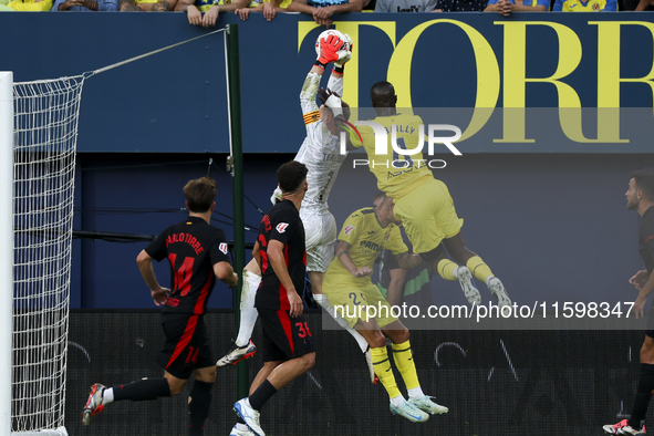 Marc-Andre ter Stegen of FC Barcelona during the La Liga match between Villarreal CF and FC Barcelona at La Ceramica Stadium in Villarreal,...