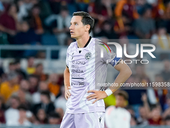 Florian Thauvin of Udinese Calcio during the Serie A Enilive match between AS Roma and Udinese Calcio at Stadio Olimpico on September 22, 20...