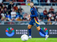 Mario Hermoso of AS Roma during the Serie A Enilive match between AS Roma and Udinese Calcio at Stadio Olimpico on September 22, 2024 in Rom...