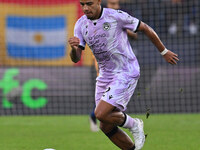 Brenner of Udinese Calcio is in action during the 5th day of the Serie A Championship between A.S. Roma and Udinese Calcio at the Olympic St...