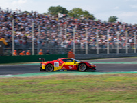 Alessio Rovera, Vincent Abril, and Alessandro Pier Guidi of team AF Corse - Francorchamps Motors drive a Ferrari 296 GT3 during a race of th...