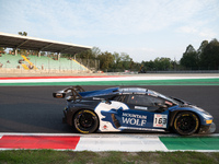 Franck Perera, Marco Mapelli, and Jordan Pepper of the GRT - Grasser Racing Team drive a Lamborghini Huracan GT3 EVO2 during a race of the F...