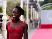 Lupita Nyong'o attends the red carpet of the film ''The Wild Robot'' during the 72nd San Sebastian International Film Festival in San Sebast...