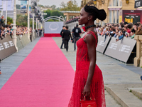 Lupita Nyong'o attends the red carpet of the film ''The Wild Robot'' during the 72nd San Sebastian International Film Festival in San Sebast...