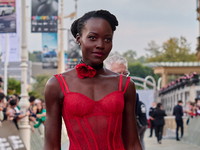 Lupita Nyong'o attends the red carpet of the film ''The Wild Robot'' during the 72nd San Sebastian International Film Festival in San Sebast...