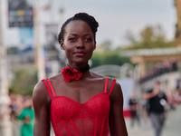 Lupita Nyong'o attends the red carpet of the film ''The Wild Robot'' during the 72nd San Sebastian International Film Festival in San Sebast...