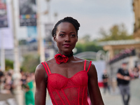 Lupita Nyong'o attends the red carpet of the film ''The Wild Robot'' during the 72nd San Sebastian International Film Festival in San Sebast...