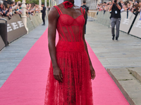 Lupita Nyong'o attends the red carpet of the film ''The Wild Robot'' during the 72nd San Sebastian International Film Festival in San Sebast...