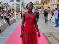 Lupita Nyong'o attends the red carpet of the film ''The Wild Robot'' during the 72nd San Sebastian International Film Festival in San Sebast...