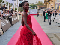 Lupita Nyong'o attends the red carpet of the film ''The Wild Robot'' during the 72nd San Sebastian International Film Festival in San Sebast...