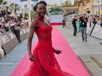 Lupita Nyong'o attends the red carpet of the film ''The Wild Robot'' during the 72nd San Sebastian International Film Festival in San Sebast...