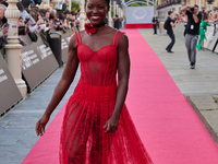 Lupita Nyong'o attends the red carpet of the film ''The Wild Robot'' during the 72nd San Sebastian International Film Festival in San Sebast...