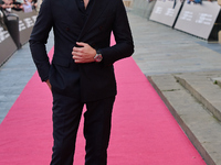 Alvaro Morte attends the red carpet of the film ''The Wild Robot'' during the 72nd San Sebastian International Film Festival in San Sebastia...