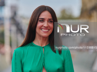 Macarena Garcia attends the red carpet of the film ''The Wild Robot'' during the 72nd San Sebastian International Film Festival in San Sebas...