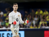 Inaki Pena of FC Barcelona during the La Liga match between Villarreal CF and FC Barcelona at La Ceramica Stadium in Villarreal, Spain, on S...