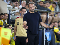 Head coach of FC Barcelona Hansi Flick during the La Liga match between Villarreal CF and FC Barcelona at La Ceramica Stadium in Villarreal,...