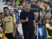 Head coach of FC Barcelona Hansi Flick during the La Liga match between Villarreal CF and FC Barcelona at La Ceramica Stadium in Villarreal,...