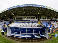 A general view of the Cyril Knowles Stand at the Prestige Group Stadium during the Vanarama National League match between Hartlepool United...