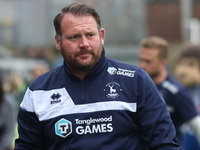 Hartlepool manager Darren Sarll during the Vanarama National League match between Hartlepool United and Dagenham and Redbridge at Victoria P...