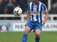 Nathan Sheron of Hartlepool United plays during the Vanarama National League match between Hartlepool United and Dagenham and Redbridge at V...