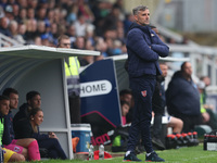 Dagenham & Redbridge manager Ben Strevens during the Vanarama National League match between Hartlepool United and Dagenham and Redbridge at...