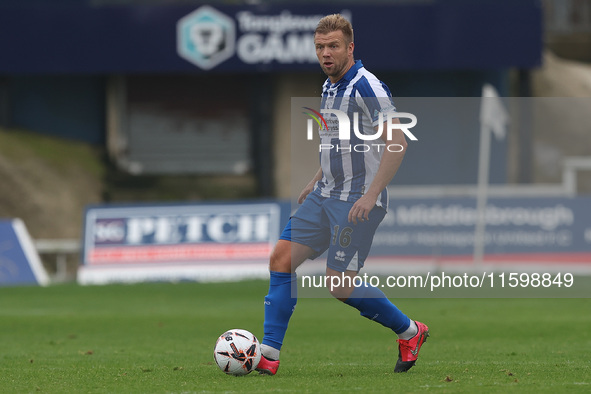 Hartlepool United's Nicky Featherstone during the Vanarama National League match between Hartlepool United and Dagenham and Redbridge at Vic...