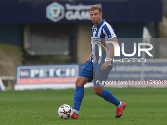 Hartlepool United's Nicky Featherstone during the Vanarama National League match between Hartlepool United and Dagenham and Redbridge at Vic...