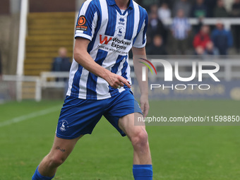 Daniel Dodds of Hartlepool United during the Vanarama National League match between Hartlepool United and Dagenham and Redbridge at Victoria...