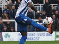 Hartlepool United's Mani Dieseruvwe during the Vanarama National League match between Hartlepool United and Dagenham and Redbridge at Victor...