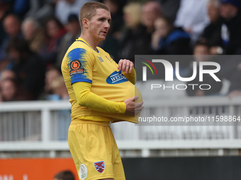 Sam Ling of Dagenham & Redbridge during the Vanarama National League match between Hartlepool United and Dagenham and Redbridge at Victoria...