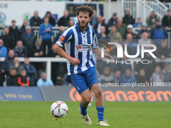 Hartlepool United's Anthony Mancini during the Vanarama National League match between Hartlepool United and Dagenham and Redbridge at Victor...