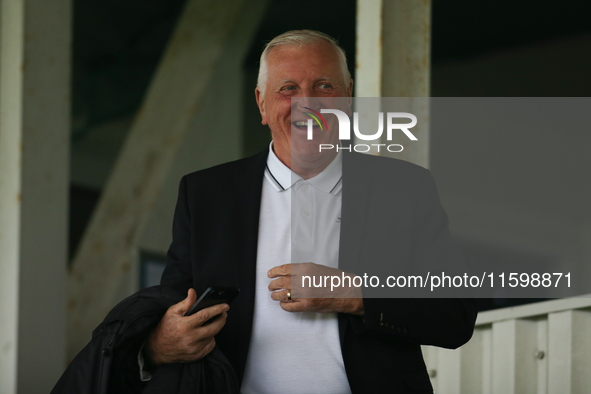 Former Hartlepool United Manager Ronnie Moore during the Vanarama National League match between Hartlepool United and Dagenham and Redbridge...