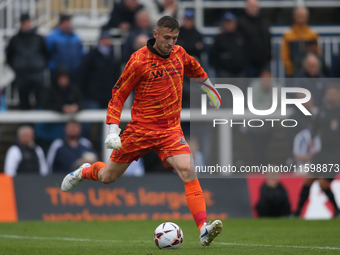 Hartlepool United goalkeeper Adam Smith during the Vanarama National League match between Hartlepool United and Dagenham and Redbridge at Vi...