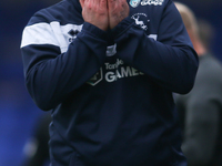 Hartlepool United Manager Darren Sarll shows frustration during the Vanarama National League match between Hartlepool United and Dagenham an...