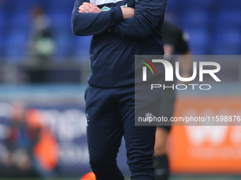 Hartlepool United Manager Darren Sarll during the Vanarama National League match between Hartlepool United and Dagenham and Redbridge at Vic...