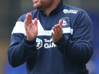 Hartlepool United Manager Darren Sarll during the Vanarama National League match between Hartlepool United and Dagenham and Redbridge at Vic...