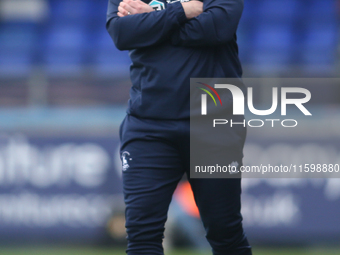 Hartlepool United Manager Darren Sarll during the Vanarama National League match between Hartlepool United and Dagenham and Redbridge at Vic...