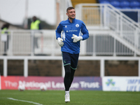 Hartlepool United goalkeeper Adam Smith during the Vanarama National League match between Hartlepool United and Dagenham and Redbridge at Vi...