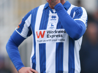 Hartlepool United's Gary Madine during the Vanarama National League match between Hartlepool United and Dagenham and Redbridge at Victoria P...