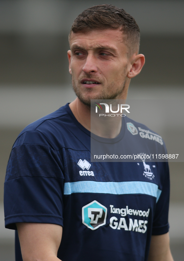 Hartlepool United goalkeeper Adam Smith during the Vanarama National League match between Hartlepool United and Dagenham and Redbridge at Vi...