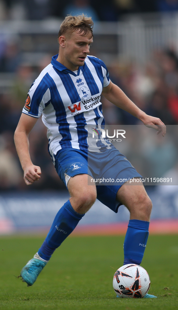 Hartlepool United's Billy Sass-Davies during the Vanarama National League match between Hartlepool United and Dagenham and Redbridge at Vict...