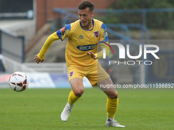 Frank Vincent of Dagenham & Redbridge during the Vanarama National League match between Hartlepool United and Dagenham & Redbridge at Victor...