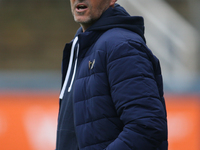 Dagenham & Redbridge Manager Ben Stevens during the Vanarama National League match between Hartlepool United and Dagenham and Redbridge at V...